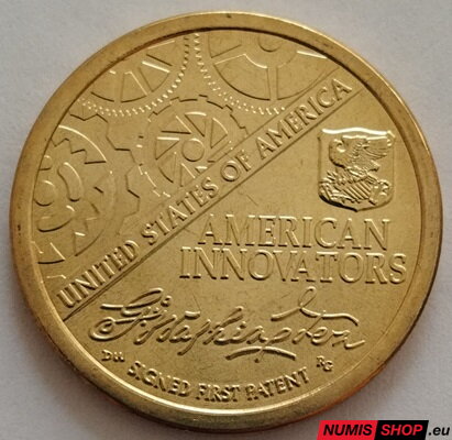 USA commemorative 1 dollar - 2018 - First Patent - D