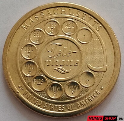 USA commemorative 1 dollar - 2020 - Telephone - P