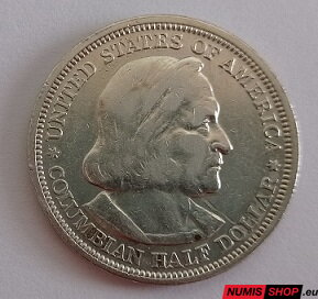USA - 1893 - World´s Columbian Exposition Silver half dollar