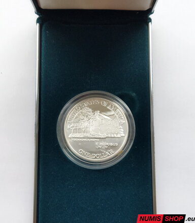 USA - Silver dollar - 1990 - Dwight D. Einsenhower - PROOF