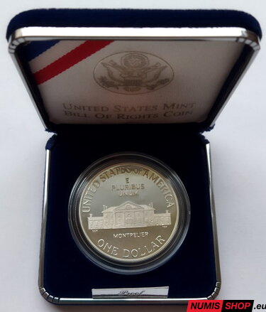 USA - Silver dollar - 1993 - Bill of Rights - PROOF
