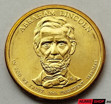 USA Presidential 1 dollar - 2010 - 16th Abraham Lincoln - P