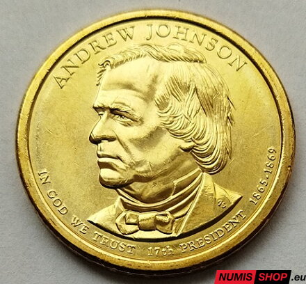 USA Presidential 1 dollar - 2011 - 17th Andrew Johnson - P
