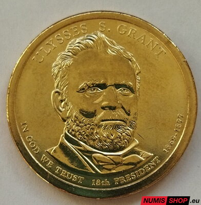 USA Presidential 1 dollar - 2011 - 18th Ulysses S. Grant - D