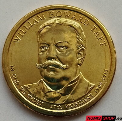 USA Presidential 1 dollar - 2013 - 27th William Howard Taft - D