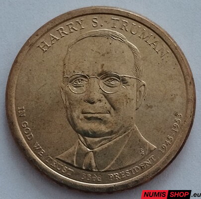 USA Presidential 1 dollar - 2015 - 33rd Harry S. Truman - P