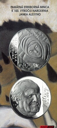 200 Sk Slovensko 1994 - Alexy - leták