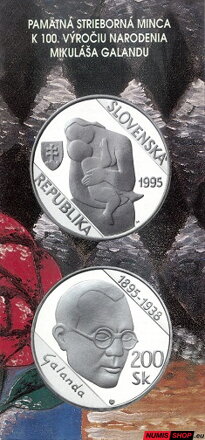 200 Sk Slovensko 1995 - Galanda - leták