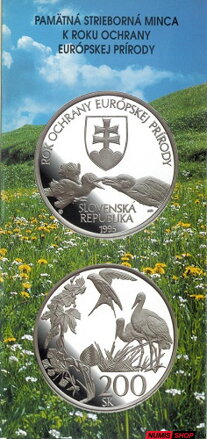 200 Sk Slovensko 1995 - Ochrana prírody - leták
