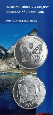 500 Sk Slovensko 1997 - Pieniny - leták