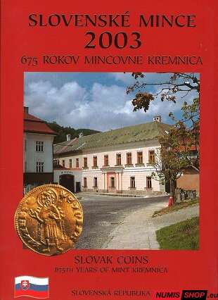 Sada mincí SR 2003 - 675 rokov Mincovne Kremnica