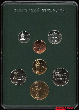 Sada mincí SR 2004 - strieborný 10 a 20 h - BK