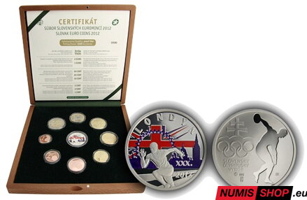 Sada mincí SR 2012 - OH v Londýne - PROOF - luxusné prevedenie