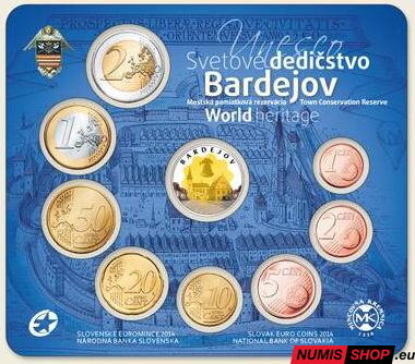 Sada mincí SR 2014 - UNESCO Bardejov