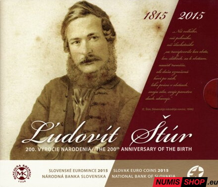 Sada mincí SR 2015 - Ľudovít Štúr