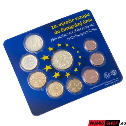 Sada mincí SR + ČR 2024 - Vstup do EÚ 