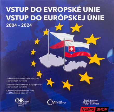 Sada mincí SR + ČR 2024 - Vstup do EÚ 