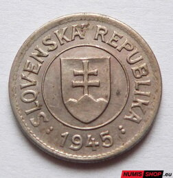 1 koruna SR 1945
