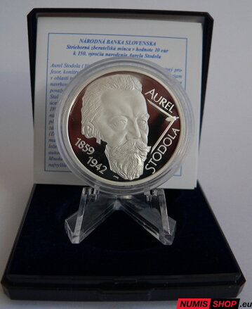 10 eur Slovensko 2009 - Aurel Stodola - PROOF