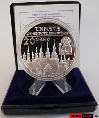 20 eur Slovensko 2011 - Pamiatková rezervácia Trnava - PROOF
