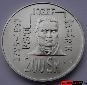 200 Sk Slovensko 1995 - Šafárik - BK