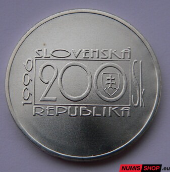 200 Sk Slovensko 1996 - Hronský - PROOF