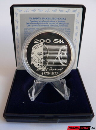 200 Sk Slovensko 1996 - Jurkovič - PROOF