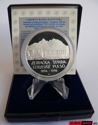 200 Sk Slovensko 1996 - Zubačka - PROOF