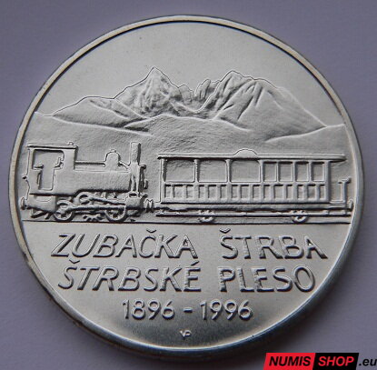 200 Sk Slovensko 1996 - Zubačka - PROOF