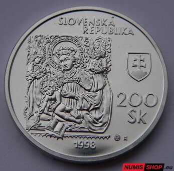 200 Sk Slovensko 1998 - Galéria - PROOF