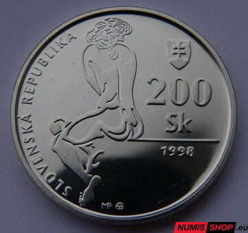 200 Sk Slovensko 1998 - Smrek - PROOF