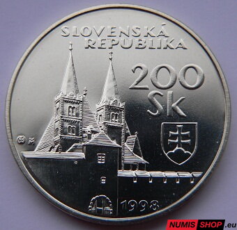 200 Sk Slovensko 1998 - Spišský hrad - BK