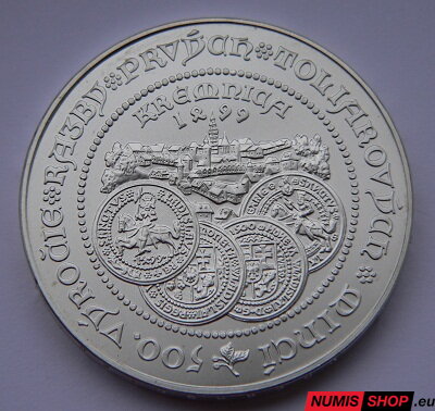 500 Sk Slovensko 1999 - Toliar - BK