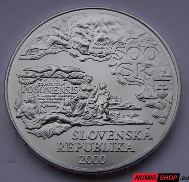 500 Sk Slovensko 2000 - Mikovíny - PROOF
