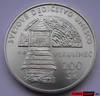 200 Sk Slovensko 2002 - Vlkolínec - PROOF