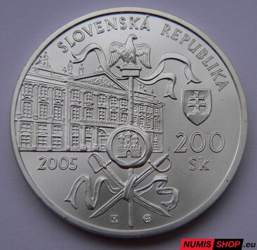 200 Sk Slovensko 2005 - Bratislavský mier - PROOF