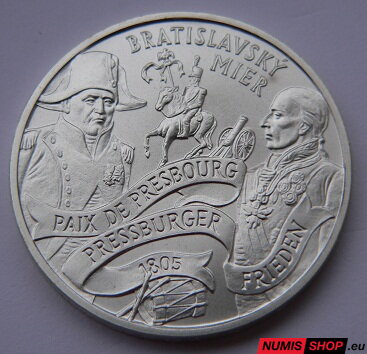 200 Sk Slovensko 2005 - Bratislavský mier - PROOF