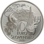 10 eur Slovensko 2010 - Martin Kukučín - PROOF