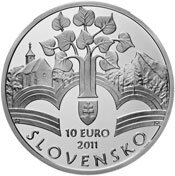 10 eur Slovensko 2011 - Memorandum - PROOF