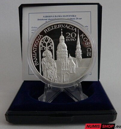 20 eur Slovensko 2013 - Pamiatková rezervácia Košice - PROOF