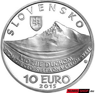 10 eur Slovensko 2015 - Ľudovít Štúr - PROOF