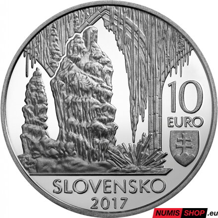 10 eur Slovensko 2016 - Jaskyne Slovenského krasu - PROOF
