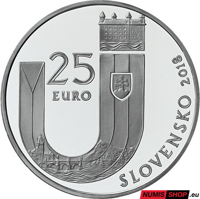 25 eur Slovensko 2018 - 25. výročie SR - PROOF 