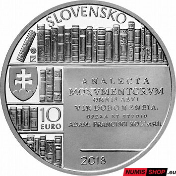 10 eur Slovensko 2018 - Adam František Kollár - BK
