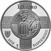 10 eur Slovensko 2018 - Uznanie slovanského liturgického jazyka - BK