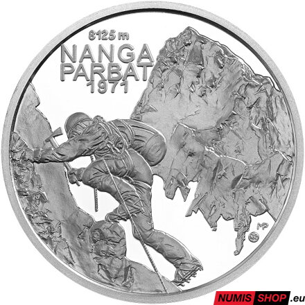 10 eur Slovensko 2021 - Nanga Parbat - PROOF