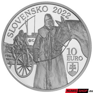 10 eur Slovensko 2022 - Osídľovanie Kovačice Slovákmi - BK