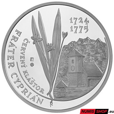 10 eur Slovensko 2024 - Fráter Cyprián z Červeného Kláštora - BK