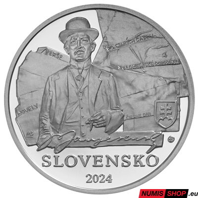 10 eur Slovensko 2024 - Janko Jesenský - BK