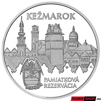 20 eur Slovensko 2025 - Pamiatková rezervácia Kežmarok - PROOF